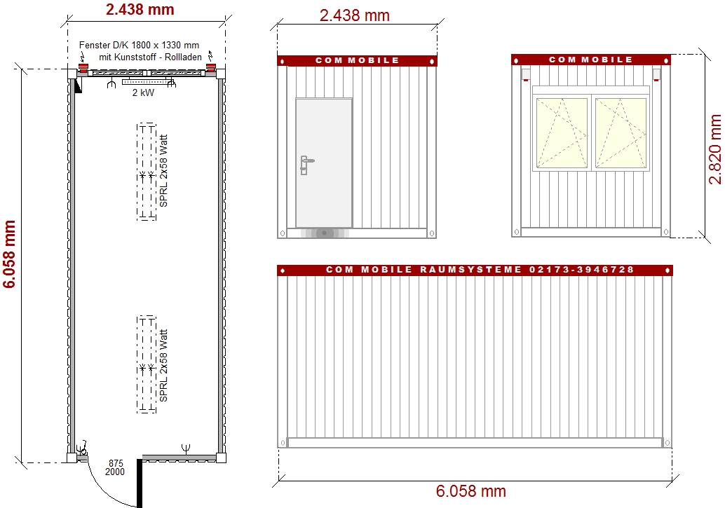 Standard-Mietcontainer (Leer)